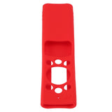 TV Remote Case Silicone Skin Friendly Anti Slip Washable Remote Protective Cover for SAMSUNG BN59 Red - Top-Down View