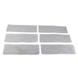 Floor Mop Dry Wet Dual Use Microfiber Free Hand Washing Flat Cleaning Tile Mop for Home Use Blue 6 Piece of Pads
