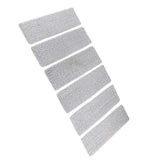 Floor Mop Dry Wet Dual Use Microfiber Free Hand Washing Flat Cleaning Tile Mop for Home Use Blue 6 Piece of Pads - Top-Down View