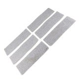 Floor Mop Dry Wet Dual Use Microfiber Free Hand Washing Flat Cleaning Tile Mop for Home Use Blue 6 Piece of Pads - 45-Degree Angle