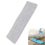 Floor Mop Dry Wet Dual Use Microfiber Free Hand Washing Flat Cleaning Tile Mop for Home Use Blue 6 Piece of Pads - Extra Image