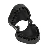 Denture Drill Bit Holder 28 Drill Bits Organizer Portable Denture Bit Holder with Magnet Black