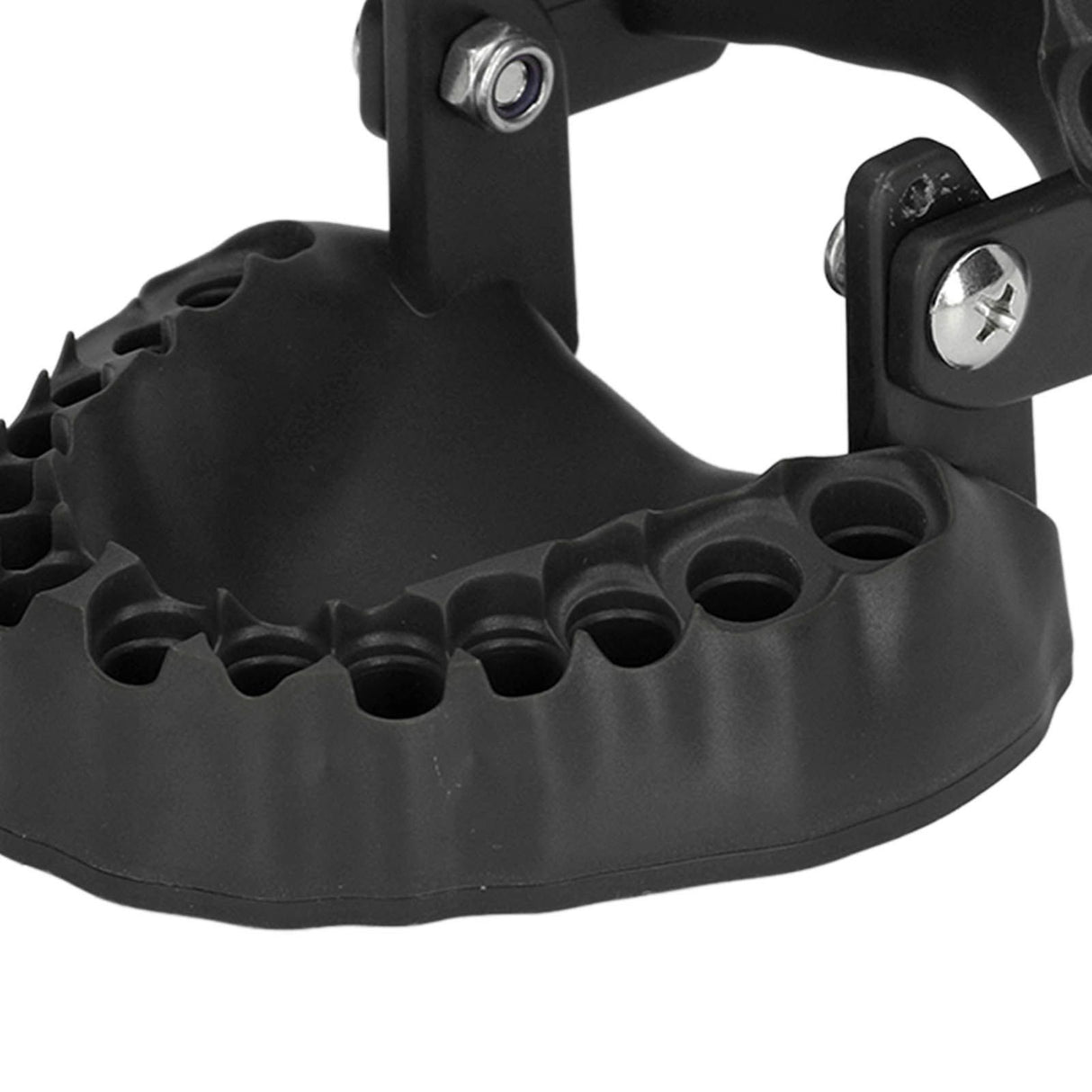 Denture Drill Bit Holder 28 Drill Bits Organizer Portable Denture Bit Holder with Magnet Black