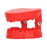 Denture Drill Bit Holder 28 Drill Bits Organizer Portable Denture Bit Holder with Magnet Red - Side View
