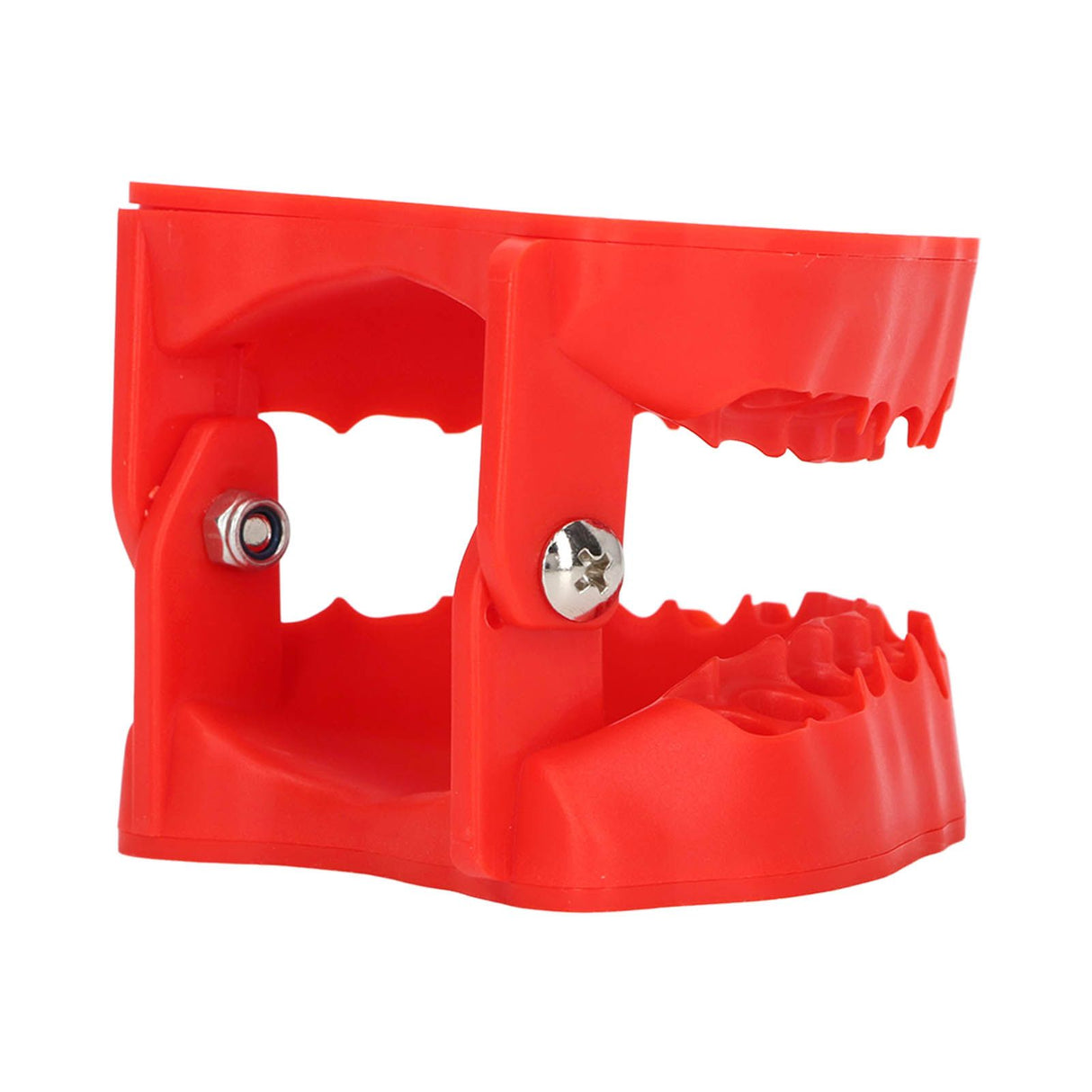 Denture Drill Bit Holder 28 Drill Bits Organizer Portable Denture Bit Holder with Magnet Red
