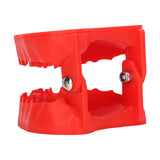 Denture Drill Bit Holder 28 Drill Bits Organizer Portable Denture Bit Holder with Magnet Red