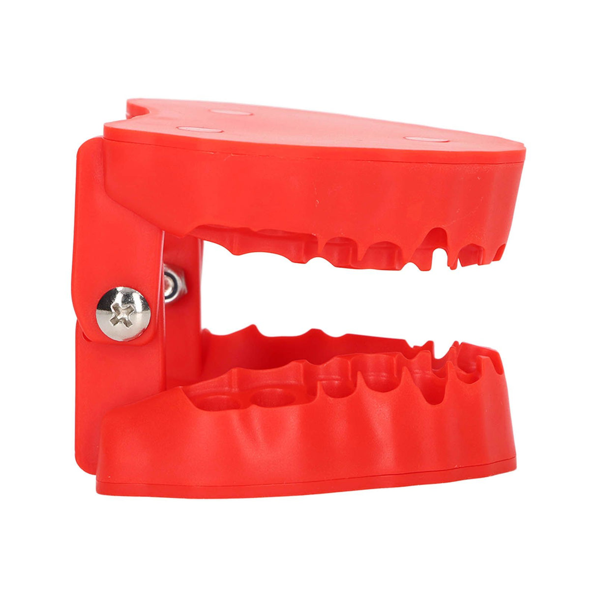 Denture Drill Bit Holder 28 Drill Bits Organizer Portable Denture Bit Holder with Magnet Red