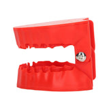 Denture Drill Bit Holder 28 Drill Bits Organizer Portable Denture Bit Holder with Magnet Red - Low Angle