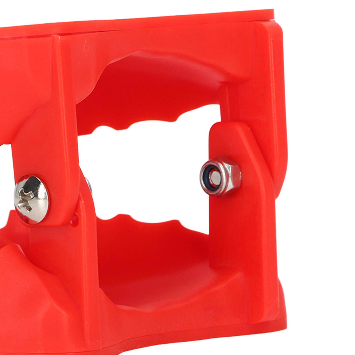 Denture Drill Bit Holder 28 Drill Bits Organizer Portable Denture Bit Holder with Magnet Red