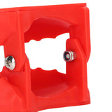 Denture Drill Bit Holder 28 Drill Bits Organizer Portable Denture Bit Holder with Magnet Red