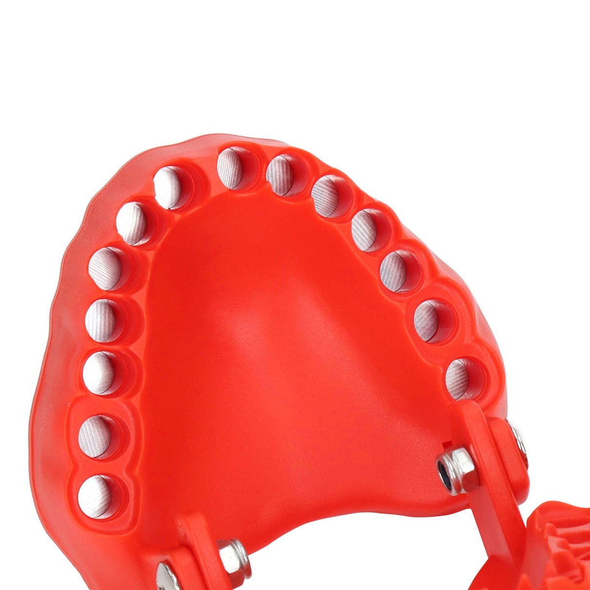 Denture Drill Bit Holder 28 Drill Bits Organizer Portable Denture Bit Holder with Magnet Red