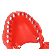 Denture Drill Bit Holder 28 Drill Bits Organizer Portable Denture Bit Holder with Magnet Red - Extra Image