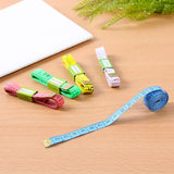 Soft Tape Measure Long Accurate Brilliant Color Cloth Tape Measure for Sewing Tailoring With Iron Head