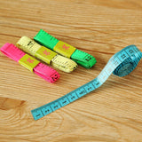 Soft Tape Measure Long Accurate Brilliant Color Cloth Tape Measure for Sewing Tailoring Without Iron Head - Side View