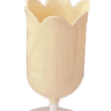 Pen Holder Tulip Shape Innovative Vintage Photo Props Large Capacity Pencil Holder for Office Study Room Home Yellow
