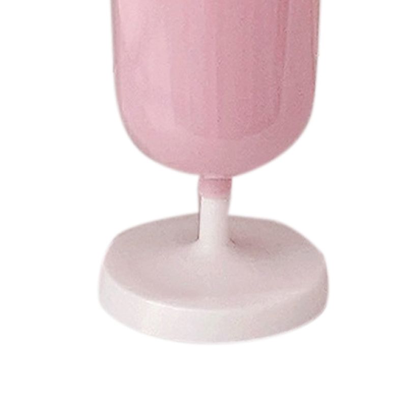 Pen Holder Tulip Shape Innovative Vintage Photo Props Large Capacity Pencil Holder for Office Study Room Home Pink