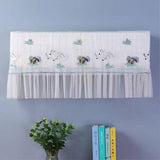 1.5P Air Conditioner Dust Cover Dustproof Wall Mounted Air Conditioner Protective Case Home Decorative Dust Cover Blue Mushroom Rabbit 1.5P‑2P Within 94cm/37in