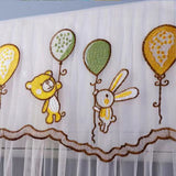 1.5P Air Conditioner Dust Cover Dustproof Wall Mounted Air Conditioner Protective Case Home Decorative Dust Cover Bear Rabbit Green Yellow Balloons 1.5P‑2P Within 94cm/37in - 45-Degree Angle