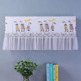 1.5P Air Conditioner Dust Cover Dustproof Wall Mounted Air Conditioner Protective Case Home Decorative Dust Cover Yellow English Duck 1.5P‑2P Within 94cm/37in - Side View