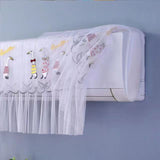 1.5P Air Conditioner Dust Cover Dustproof Wall Mounted Air Conditioner Protective Case Home Decorative Dust Cover Yellow English Duck 1.5P‑2P Within 94cm/37in - 45-Degree Angle