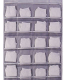 Hanging Bra Organizer Oxford Fabric Double Sides Breathable Large Capacity Underwear Storage Organizer for Bra Socks Gray, Front 12, Back 24