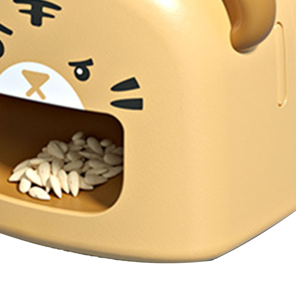 Electric Sunflower Seeds Opener Machine Automatic Sensing Melon Seed Shelling Tool Cute Pet Shaped Melon Seeds Peeler for Kids Yellow