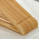 Wooden Coat Hanger Non Slip Clothes Hanging Rack 360 Degree Rotation Suit Hangers for Home 44.5cm 10pcs