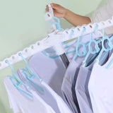 Clothes Drying Rack 360 Degree Rotating Folding Design Reliable Load Bearing Stainless Steel Laundry Accessories A Layer of White - Top-Down View