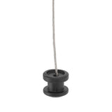 Clothesline Retractable Design Stainless Steel Casual Style Laundry Clothesline for Indoor Bathroom Balconies Black 2.8meters Stainless Steel Wire