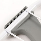 Portable Clothes Drying Rack Multipurpose Collapsible Hanging Drying Rack for Balcony Railings Windowsill Grey
