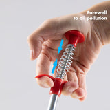 Flexible Sink Grabber Reacher Picker with 4 Claws Sewer Dredging Drain Clog Remove Tool for Home Kitchen Toilet Litter 0.6m/1.97ft