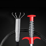 Flexible Sink Grabber Reacher Picker with 4 Claws Sewer Dredging Drain Clog Remove Tool for Home Kitchen Toilet Litter 0.6m/1.97ft