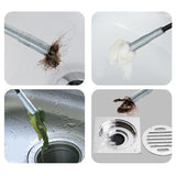 Flexible Sink Grabber Reacher Picker with 4 Claws Sewer Dredging Drain Clog Remove Tool for Home Kitchen Toilet Litter 3meter/9.84feet