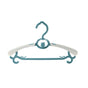 Children Hanger Plastic Lovely Adjustable High Toughness Non Slip Clothes Hanger for Kids Nordic Blue