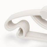 10PCS Kids Storage Hangers Plastic Thicken Bow Knot Coat Drying Hanger for Toddler Baby White