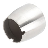 Ashtray Thickened Stainless Steel Rust and Corrosion Protection Home Metal Cone Cigarette Ashtray for Home Office Patio