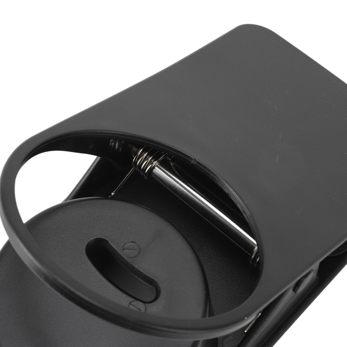 Cup Holder Clip Desk Side Glass Mug Bottle Clamp Stand Plastic for Home Office Storage Black