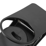 Cup Holder Clip Desk Side Glass Mug Bottle Clamp Stand Plastic for Home Office Storage Black - Extra Image