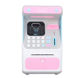 Kids ATM Savings Money Bank Large Capacity Password Safe Face Recognition Money Bank Machine for Kids