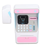 Kids ATM Savings Money Bank Large Capacity Password Safe Face Recognition Money Bank Machine for Kids