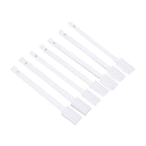 5 Pack Disposable Toilet Bowl Brushes Multipurpose Efficient Crevice Hole Brush for Toilet Corner Bath Corner Keyboard - Top-Down View
