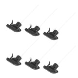 6Pcs Spray Bottle Replacement Nozzle Reusable Mist Stream Spray Tops Supplies Black 28mm - Extra Image