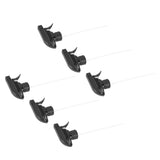 6Pcs Spray Bottle Replacement Nozzle Reusable Mist Stream Spray Tops Supplies Black 28mm - Extra Image
