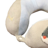 Neck Pillow Cute Animal High Resiliency U Shaped Headrest Airplane Pillow for Travel Office Cat About 30x30cm/11.8x11.8in