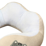Neck Pillow Cute Animal High Resiliency U Shaped Headrest Airplane Pillow for Travel Office Cat About 30x30cm/11.8x11.8in