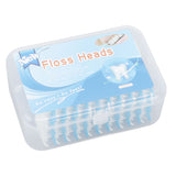 Interdental Brush Disposable Soft Silicone Head Portable Floss Toothpick Brush with Case for Oral Care 200pcs Blue - 45-Degree Angle