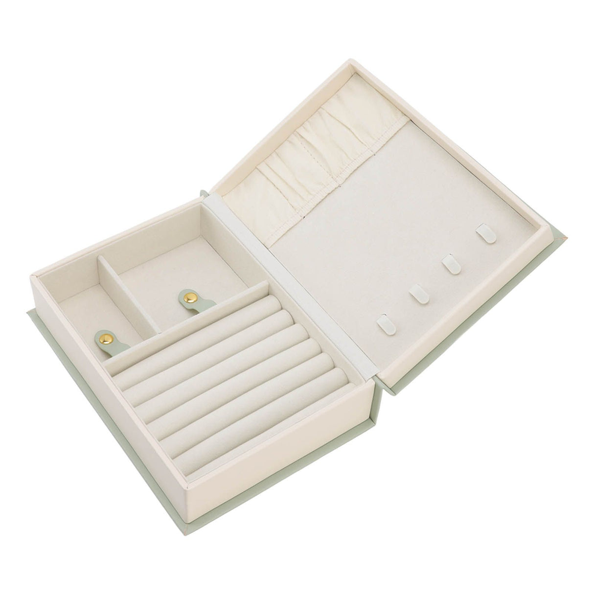 Jewellery Box Leather Jewelry Storage Case Large Capacity Portable for Earring Necklace