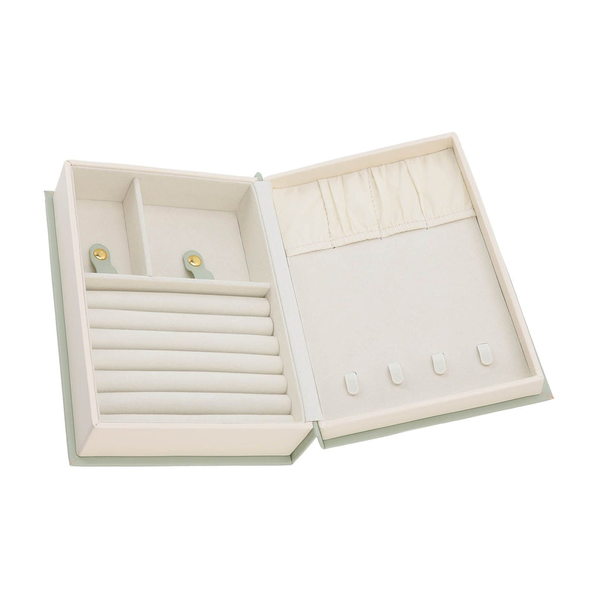 Jewellery Box Leather Jewelry Storage Case Large Capacity Portable for Earring Necklace