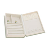 Jewellery Box Leather Jewelry Storage Case Large Capacity Portable for Earring Necklace