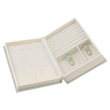 Jewellery Box Leather Jewelry Storage Case Large Capacity Portable for Earring Necklace - Extra Image